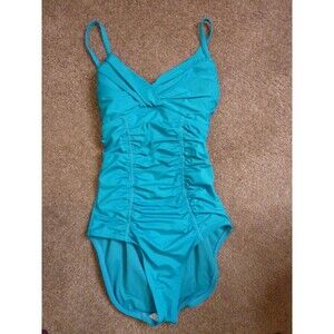Kenneth Cole Women's Swimsuit-sz S-Aqua Blue